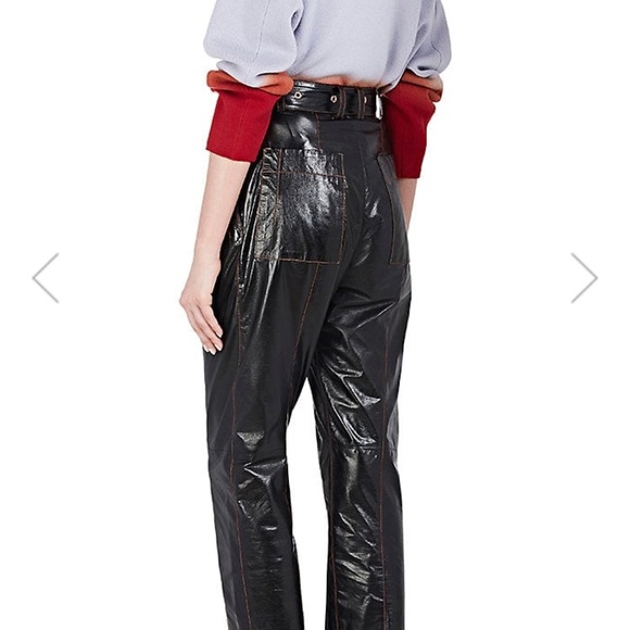 Proenza Schouler leather pleated pants - Picture 4 of 5